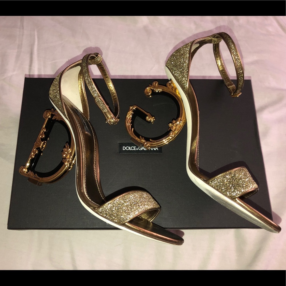 SOLD - Dolce & Gabbana Lurex Sandal